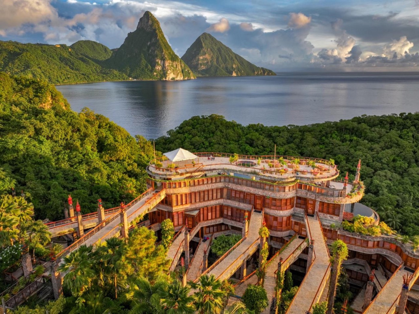 Jade Mountain wedding resort in Soufrière, Saint Lucia